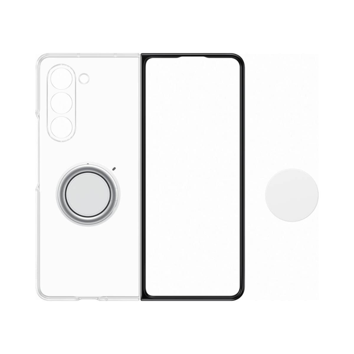 Protection Galaxy Z Fold 5 rigide avec support pour visioconférence professionnelle