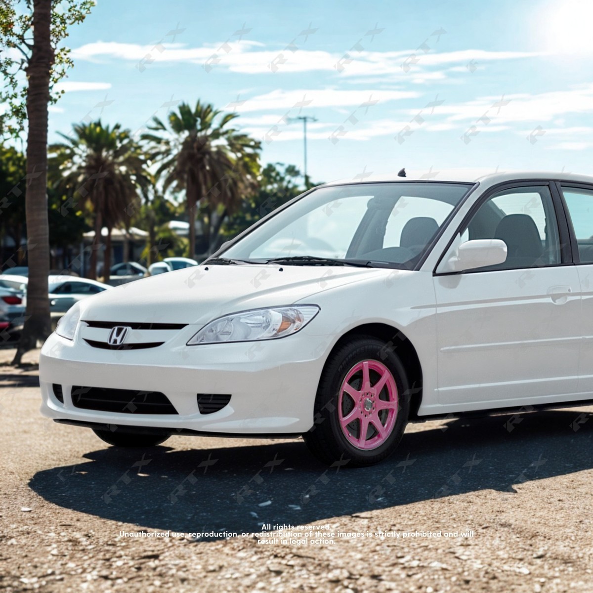 15 Inch Pink Alloy Wheel Rim for Toyota Corolla RTX 81117 | 15x6.5
