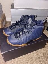 Nike Air Foamposite One Navy Gum Size 5Y