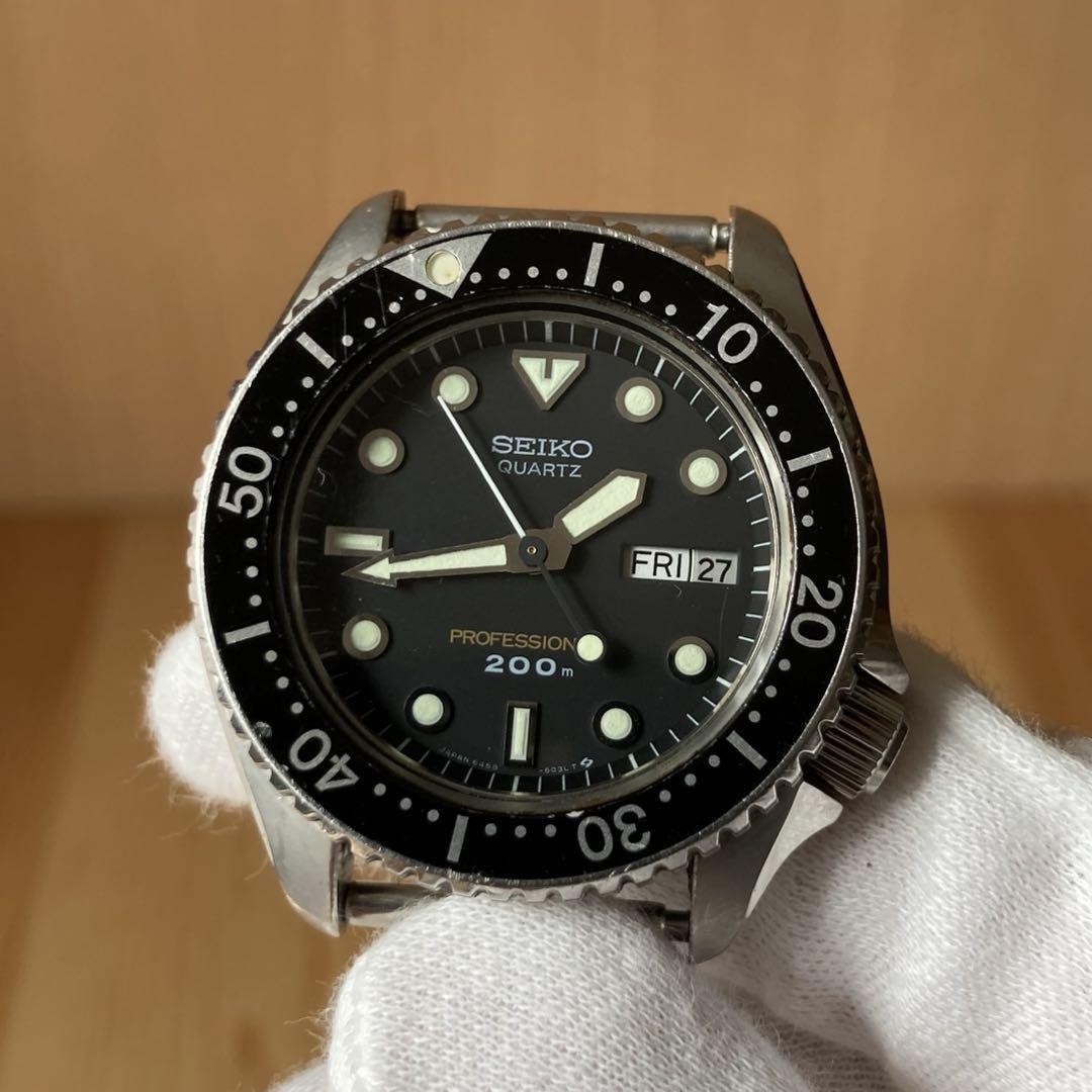 SEIKO PROFESSIONAL 200ダイバーズウォッチ6458-6020 Seiko 6458-6020 200m Diver Pre-SKX Vintage Quartz Diver for
