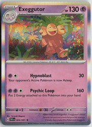 Exeggutor 024/091 Paldean Fates Holo Rare