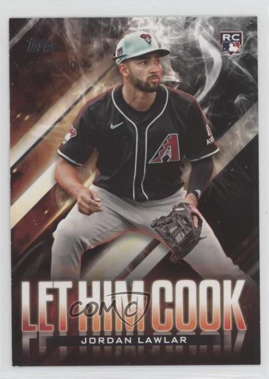 2024 Topps Update Let Him Cook Black /299 Jordan Lawlar #LHC-21 Rookie RC