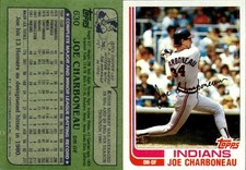 1982 Topps #630 Joe Charboneau NMMT
