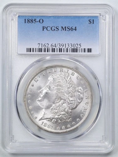 1885-O $1 Morgan Silver Dollar MS64 PCGS 39133025