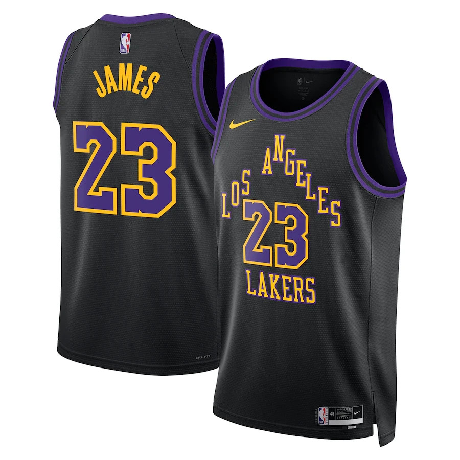 Nike Los Angeles Lakers LeBron James 2023/24 NBA Swingman Jersey City Edition