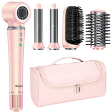 High Speed 5 in 1 Hair Dryer Hot Air Comb Set,Hair Brush Curling Iron Hair Strai