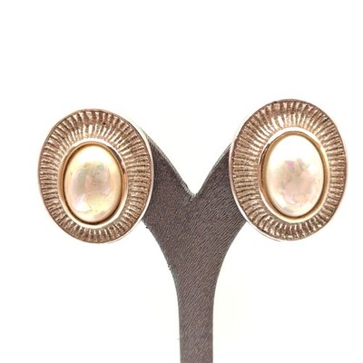   Vintage Christian Dior Silber f. Ohrring Earring Stecker Clip 0022  