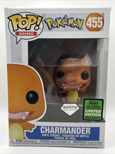 Funko Pop! Pokémon Charmander (Diamond Glitter) 2021 Spring Convention #455
