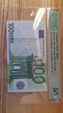 EU Spanish 100 euro bill 2002 PMG 65