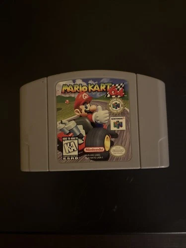 Mario Kart 64 Nintendo 64 1997 N64 Authentic Cartridge Players Choice Tested