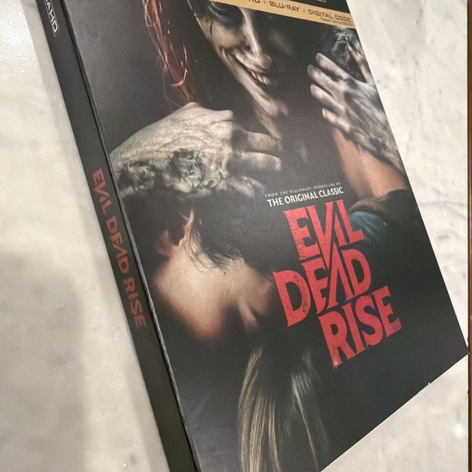 Evil Dead Rise 4K UHD + Blu-ray + Slipcover Sam Raimi Horror Movie ...