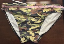 Aussiebum Men's Medium Swim Brief Camouflage Print