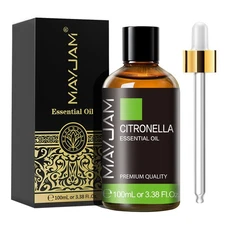 MAYJAM 100 mL Citronella Essential Oil 100% Pure Undiluted Natural Aromatherapy
