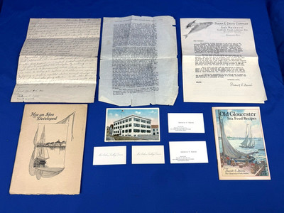 10 pc. Vintage Archive Frank E. Davis Co. Gloucester, MA - Fish, Lobster, Cod