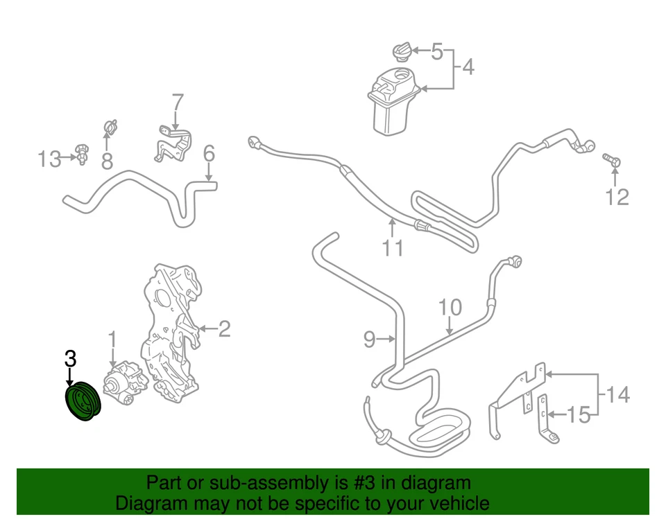 Genuine Volkswagen Pulley 038-145-255-A - Image 2 of 3