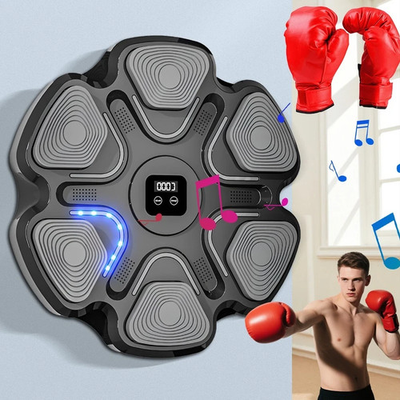 #ad #ad Upgraded Smart Music Boxing Machine Bluetooth Wall Target with Gloves $49.99