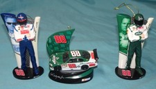 lot of 3  Dale Earnhardt Jr.  88 AMP NATIONAL GUARD NASCAR Christmas Ornament