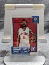 2015-16 NBA Hoops Darun Hilliard Rookie Card RC #297 Detroit Pistons Basketball