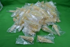 Huge Lot 900+ VTG White Cream Hair Curler Roller Pins Picks Plastic Fasteners