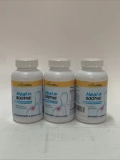 3x LivingWell Heal-n-Soothe Systemic Enzyme Formula 90ct (270 Total) 11/26