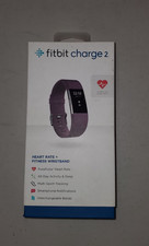 Fitbit Charge 2 Heart Rate Fitness Wristband, Black, Large US Version