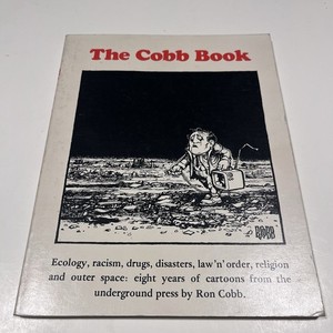 The Cobb Book Ron Cobb Wild & Woolley 1975 Cartoon Collection Paperback VTG