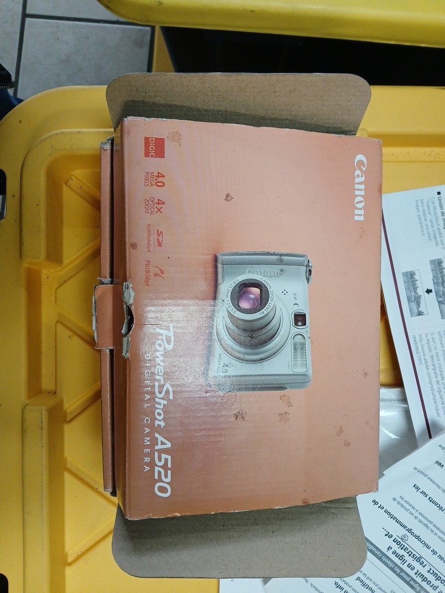Canon PowerShot A520 4.0メガピクセル Amazon.com : Canon Powershot A520 4MP Digital Camera with 4x