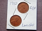 1953 (D/P) (2) Lincoln Pennies