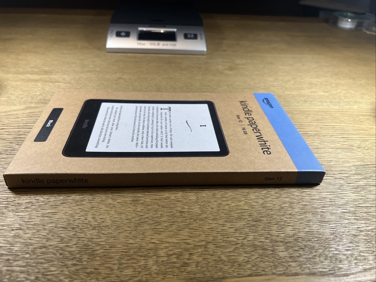 Kindle Paperwhite 12th Gen 16GB Black Brand New Sealed | eBay