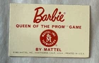 Vintage Info Game Card Barbie Queen of the Prom Replacement Game Piece