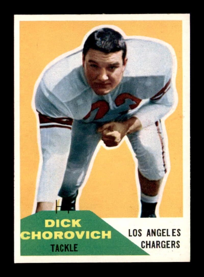 1960 Fleer #62 Dick Chorovich RC NM/NM+ X3422300