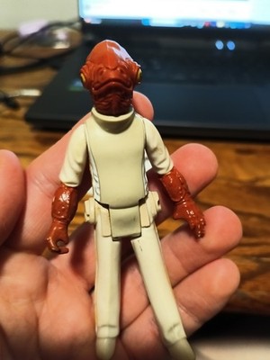 Vintage 1982 Kenner Star Wars LFL Admiral Akbar Action Figure Toy Vtg
