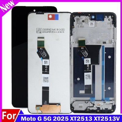 US For Moto G 5G 2025 XT2513-2 LCD Display Touch Screen Digitizer Assembly±Frame