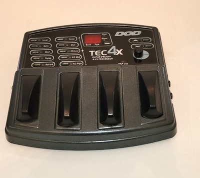 DOD Tec4x Guitar Preamp  FX Processor VTEC4X