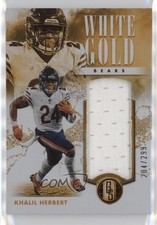 2023 Panini Gold Standard White Gold 204/299 Khalil Herbert #6 15ej