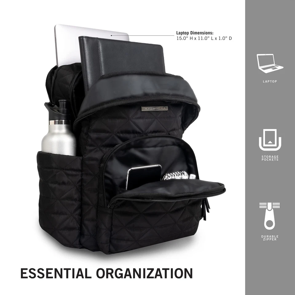 Kenneth Cole REACTION Emma Women's Backpack 15" Laptop Bag for Work, High Sch... - Image 2 of 4