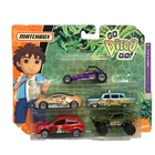 Vtg. Matchbox Go Diego Go! 5 pk. Die-Cast Vehicles / Cars 2009 New on Card