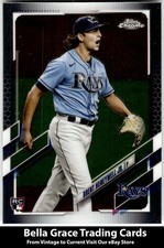 2021 Topps Chrome Update #USC59 Brent Honeywell Jr. Tampa Bay Rays Rookie MLB