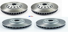 For Audi Q7 3.0 TDi 2016-2024 (Check Size) Front And Rear Brake Discs New Set