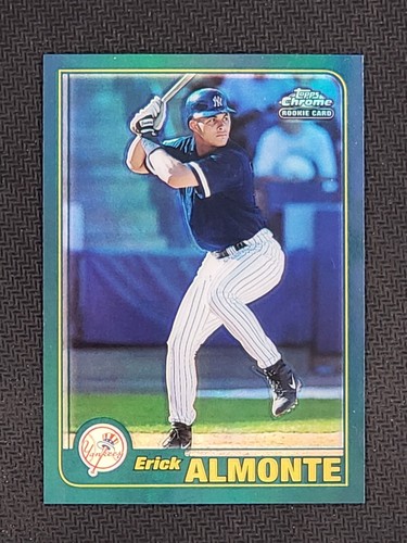2001 Topps Chrome Traded Erick Almonte #T211 card