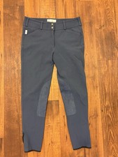 Tailored Sportsman Trophy Hunter Mid-Rise Breeches Riding Pants 30R French Blue