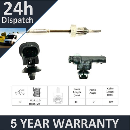 Fits Vauxhall Mokka Zafira 1.6 CDTi PV Exhaust Gas Temperature Sensor 2 eBay