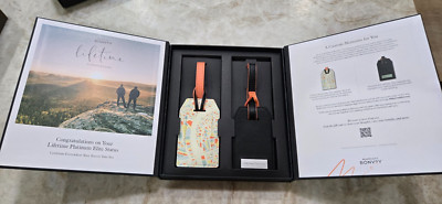 Marriott Bonvoy Lifetime Platinum Elite luggage tag
