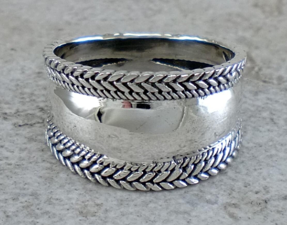 Sterling Silver Bali Band Rings Sterling Silver Bali Band Rings