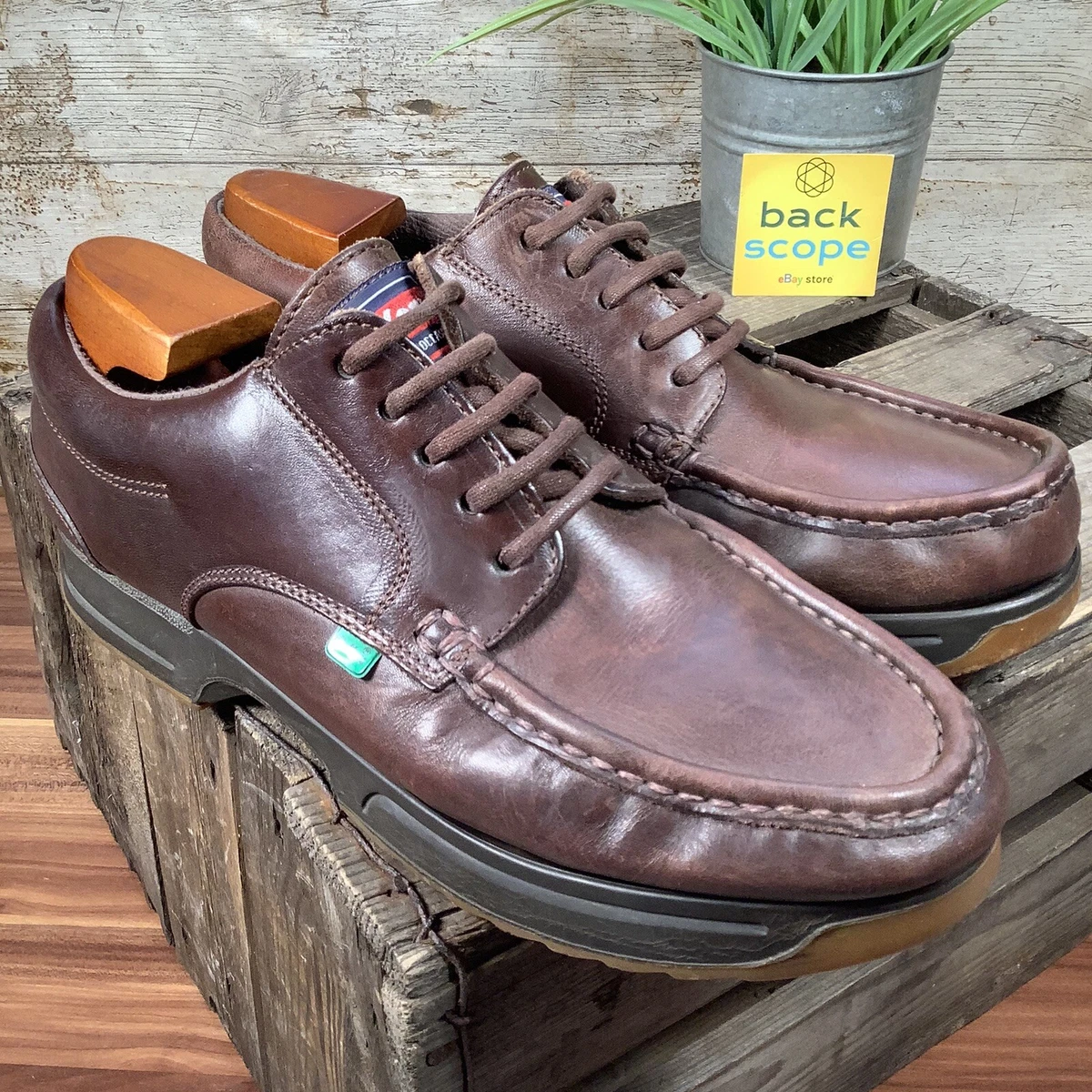 UK10 Kickers Lennon Genuine Moccasins VTG 90s 2000s Made In Portugal EU44