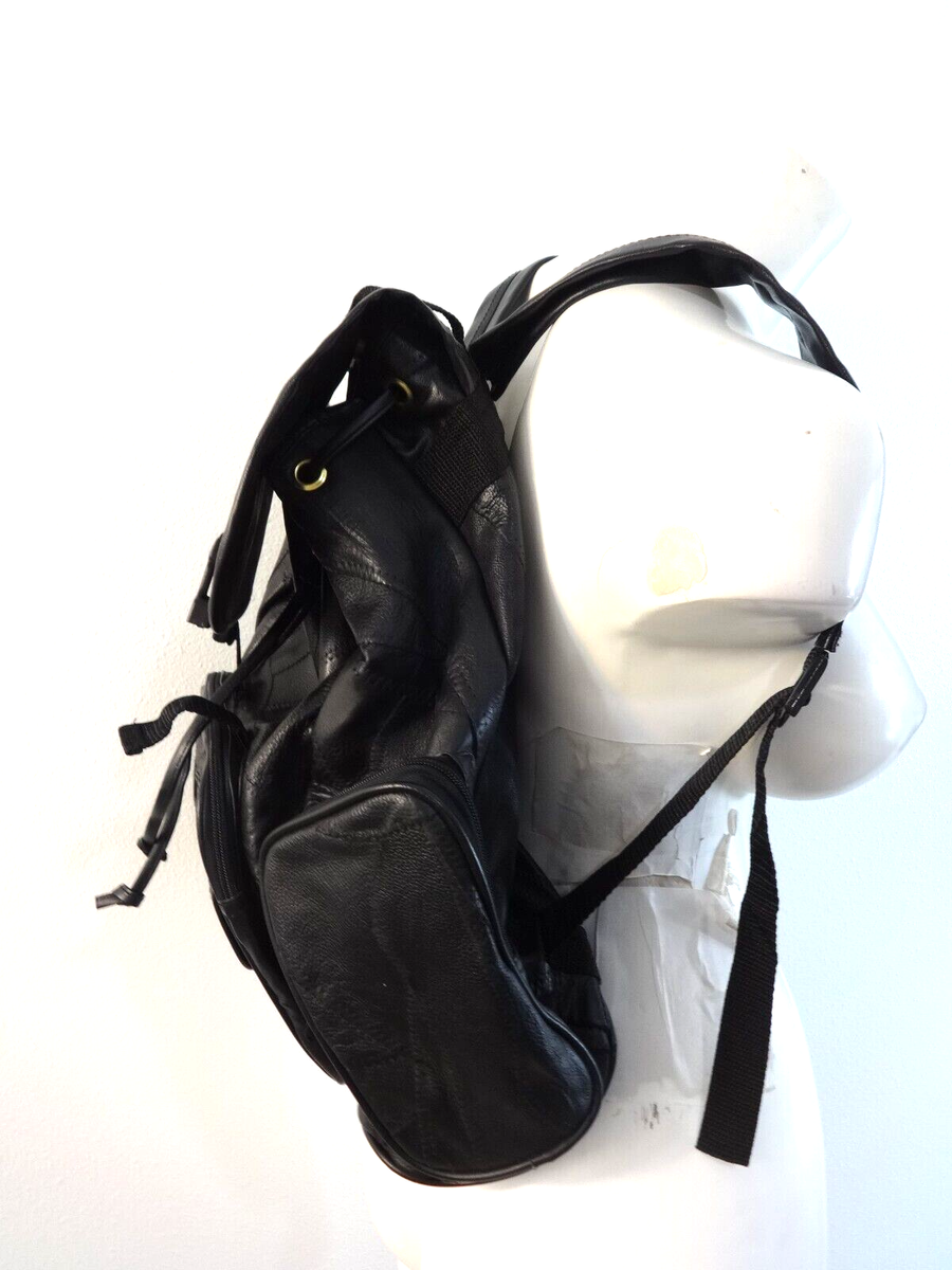 PATCHWORK LEATHER BACKPACK MISSING 1 CLASP SOLD AS IS | eBay display picture 1