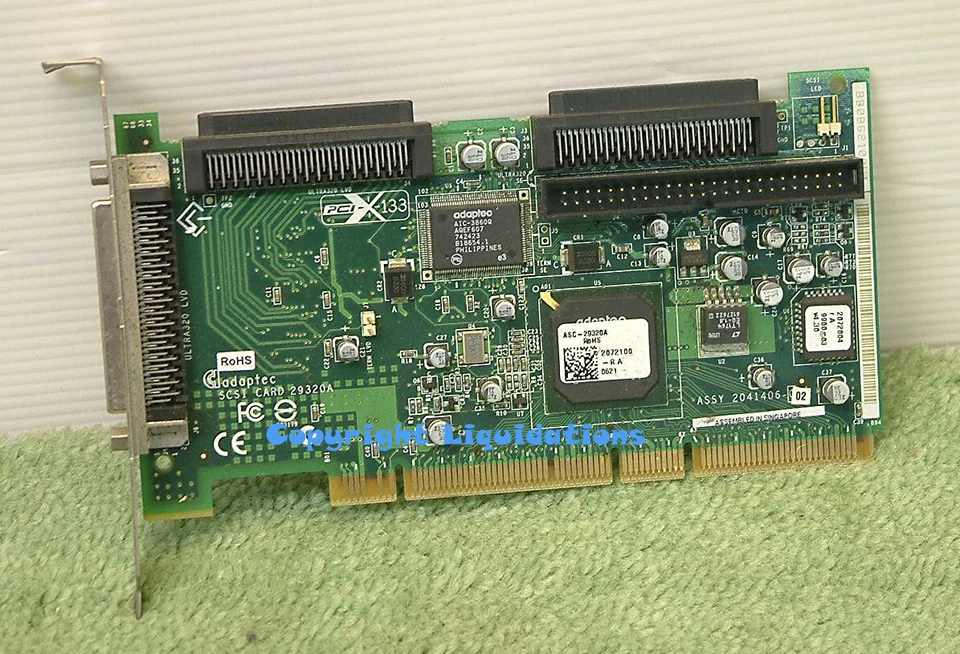 Adaptec ASC-29320A SCSI PCI-X RAID Ultra 320 Storage Controller LVD SCSI - Image 3 of 3