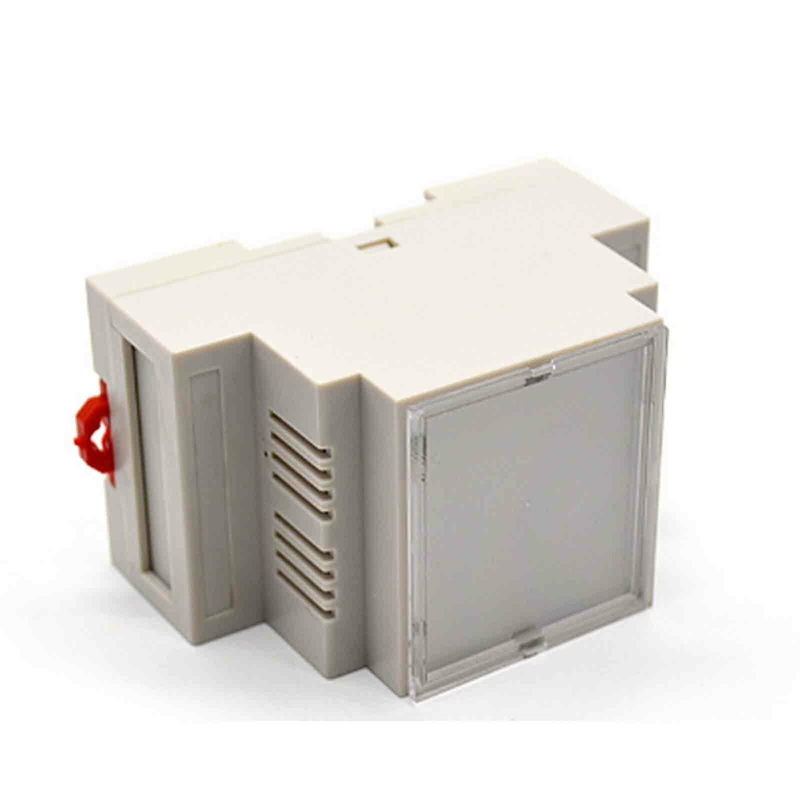 1 Pcs 87x53x60mm DIN Rail Project Case PLC Junction Box Plastic