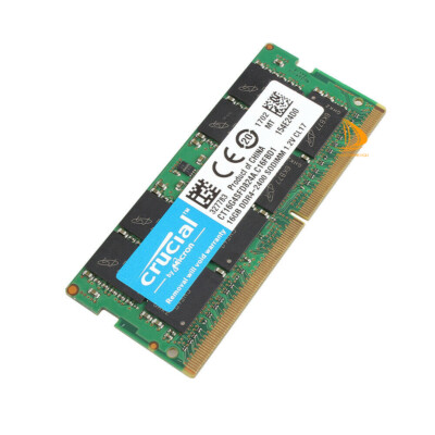 Crucial 16GB 2RX8 DDR4-2400T 2400Mhz PC4-19200 SO-DIMM Laptop