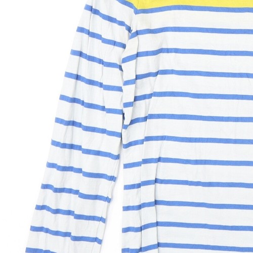 Johnnie b Boys Blue Striped 100% Cotton Pullover Casual Size 11-12 Years Crew Ne - Picture 7 of 10